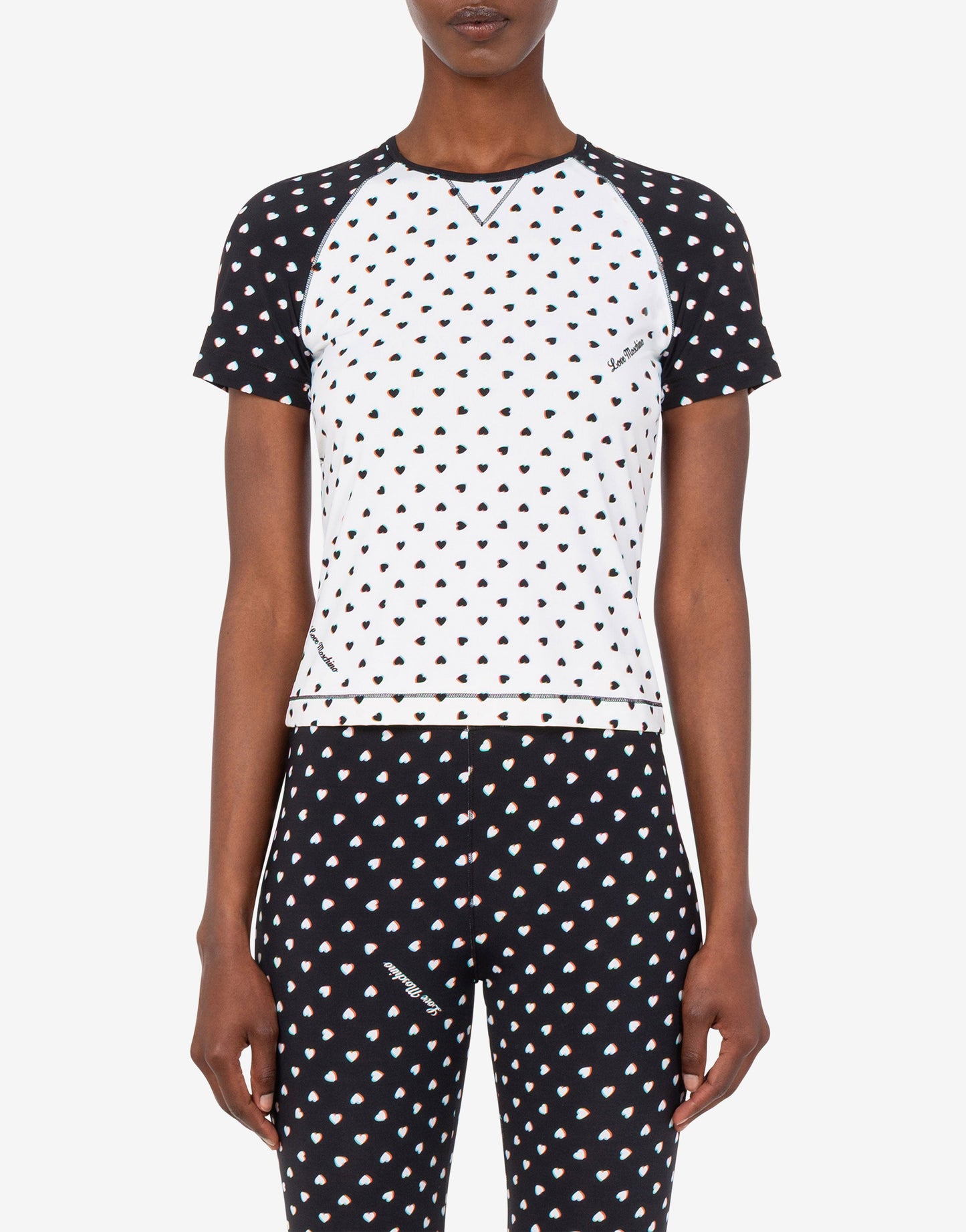 T-shirt in jersey tecnico stampata