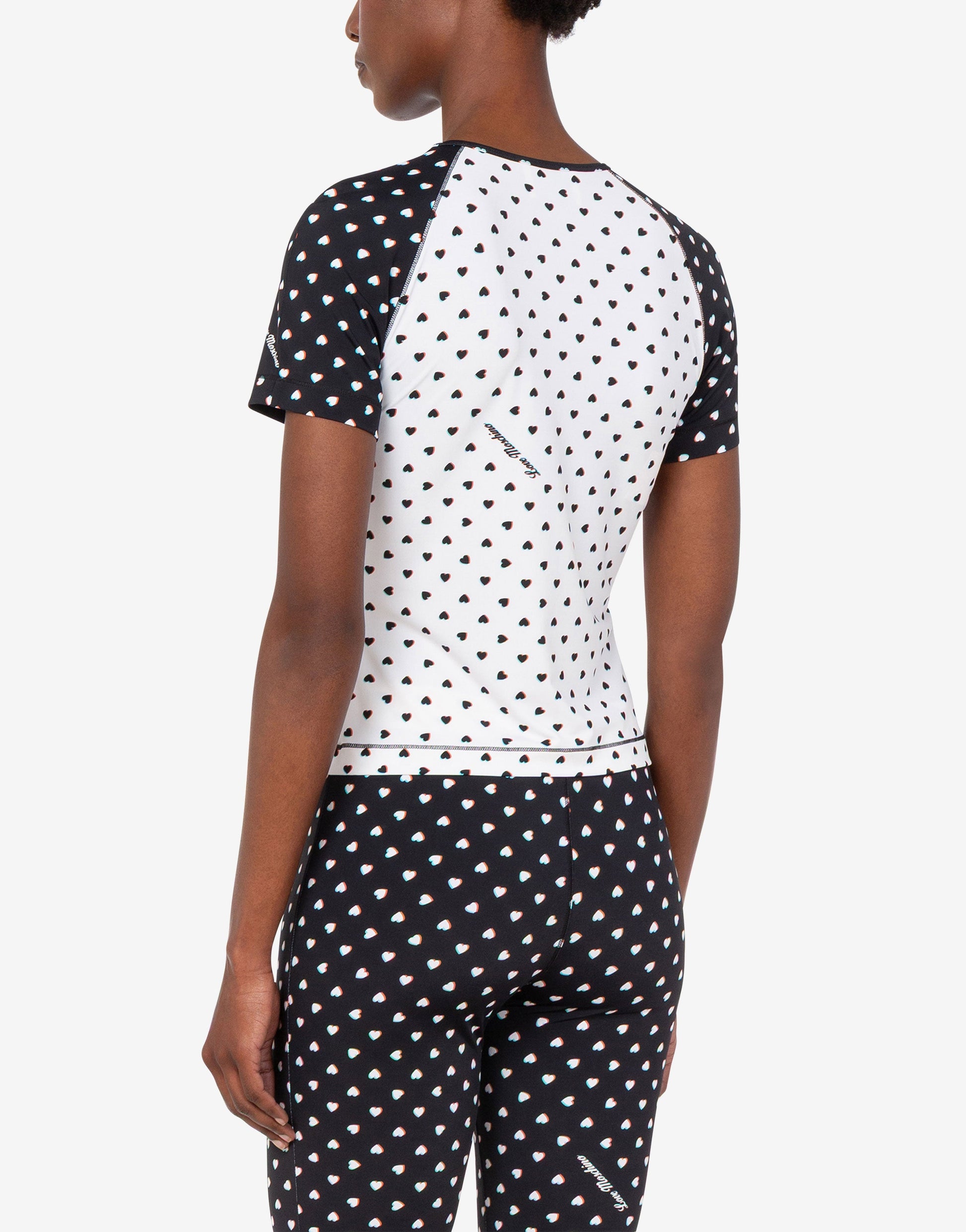 T-shirt in jersey tecnico stampata