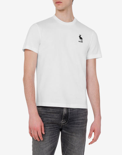T-shirt in jersey di cotone stampata