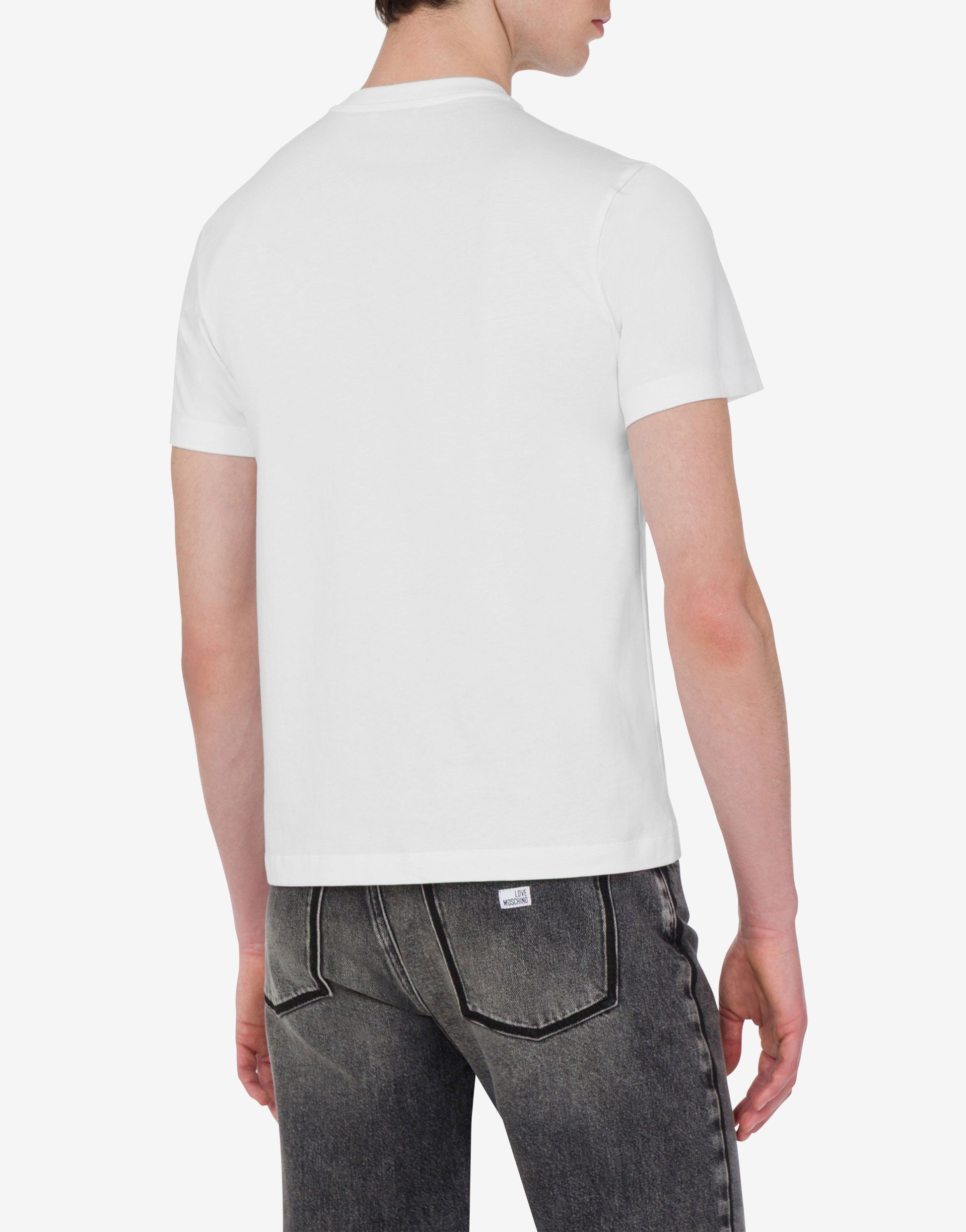 T-shirt in jersey di cotone stampata