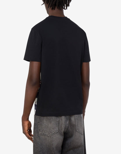 T-shirt in jersey di cotone stampata