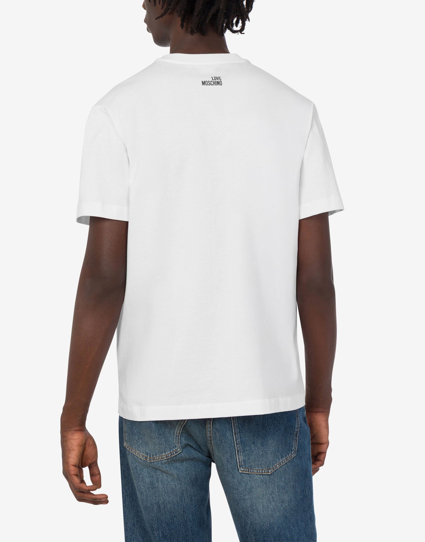 T-shirt in jersey di cotone stampata