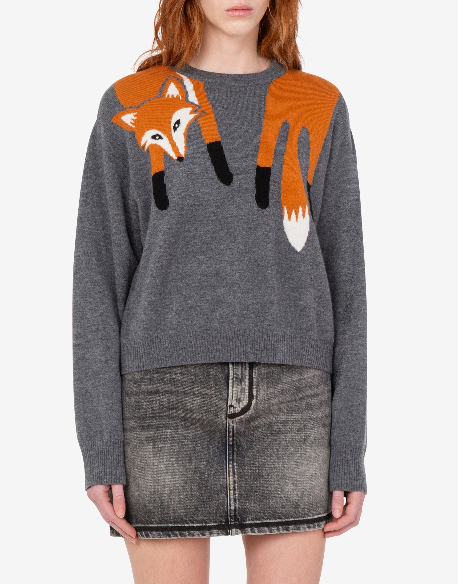 Pullover in lana intarsiato