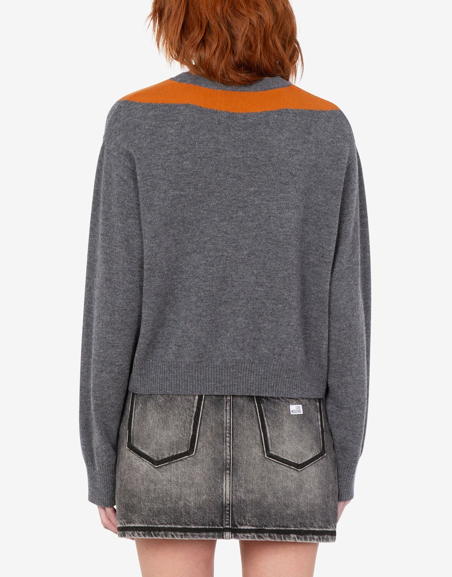 Pullover in lana intarsiato