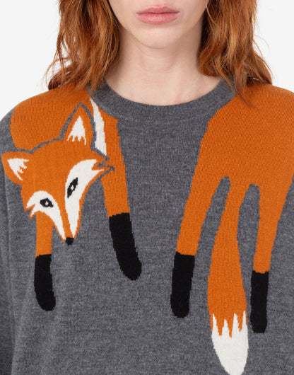 Pullover in lana intarsiato
