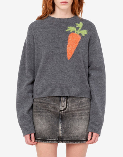 Pullover in lana intarsiato