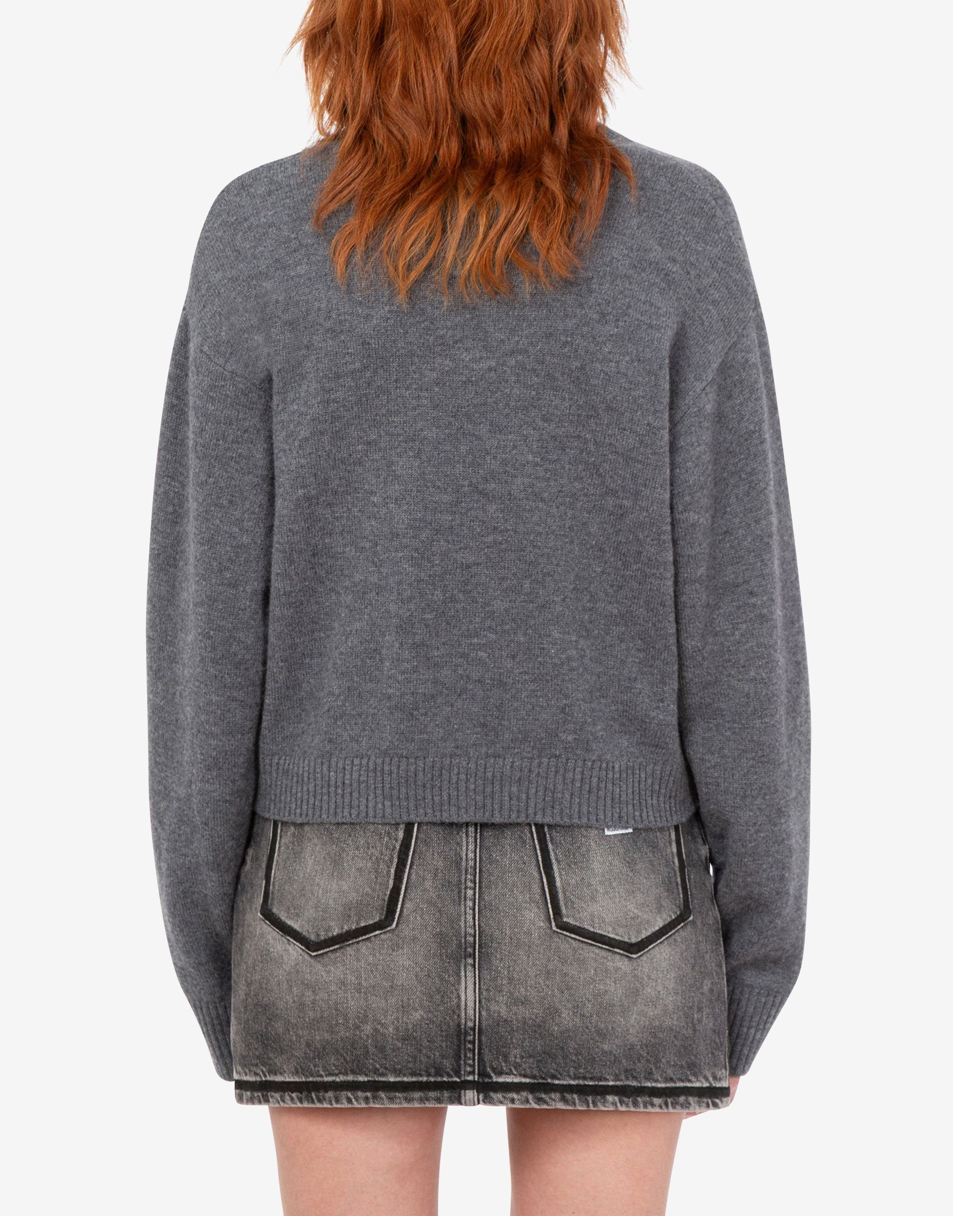 Pullover in lana intarsiato