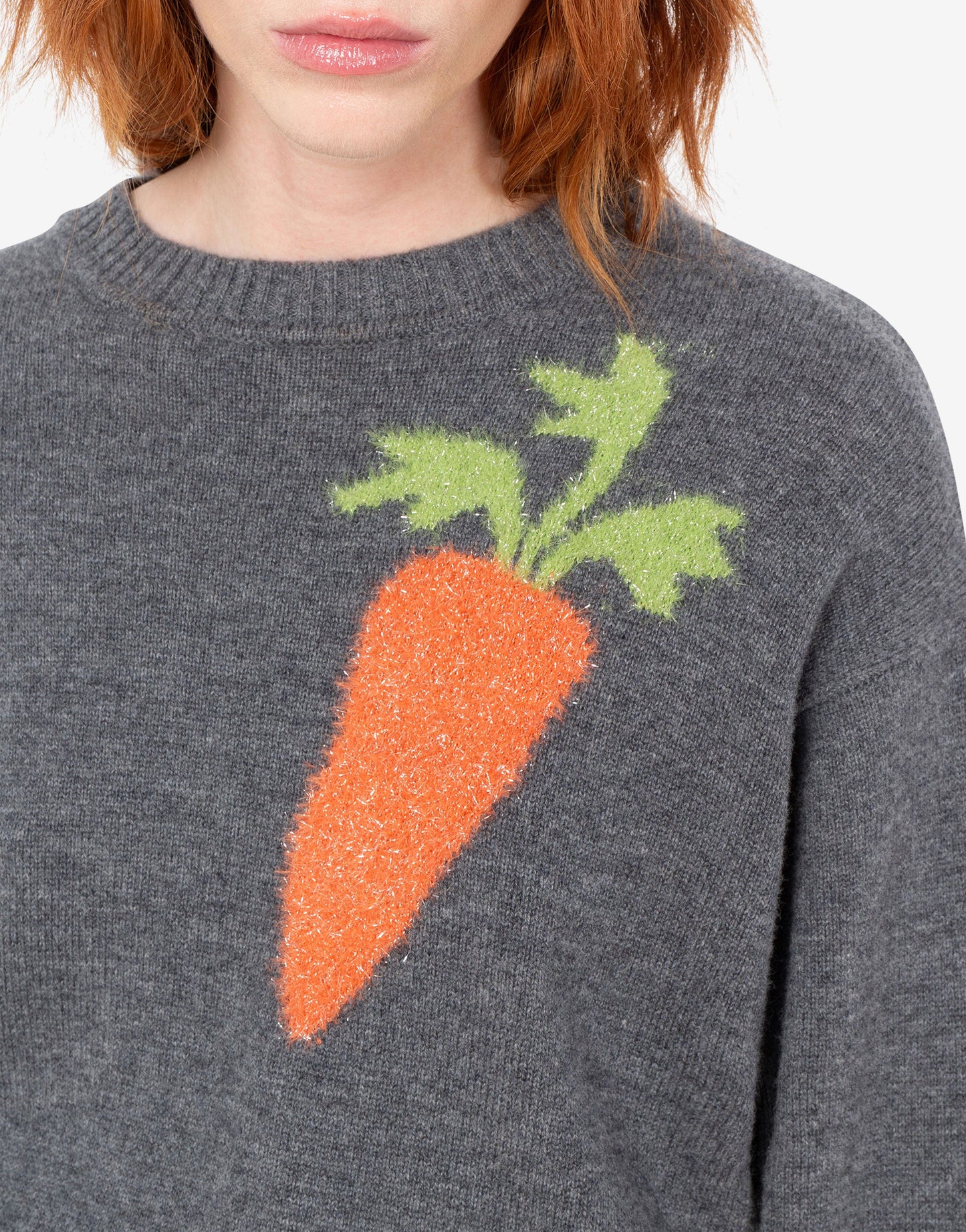 Pullover in lana intarsiato