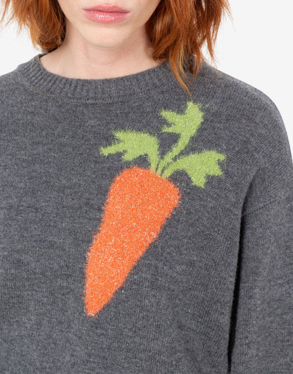 Pullover in lana intarsiato