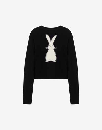 Pullover in lana intarsiato
