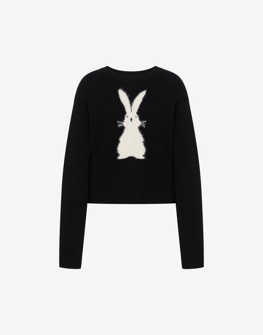 Pullover in lana intarsiato