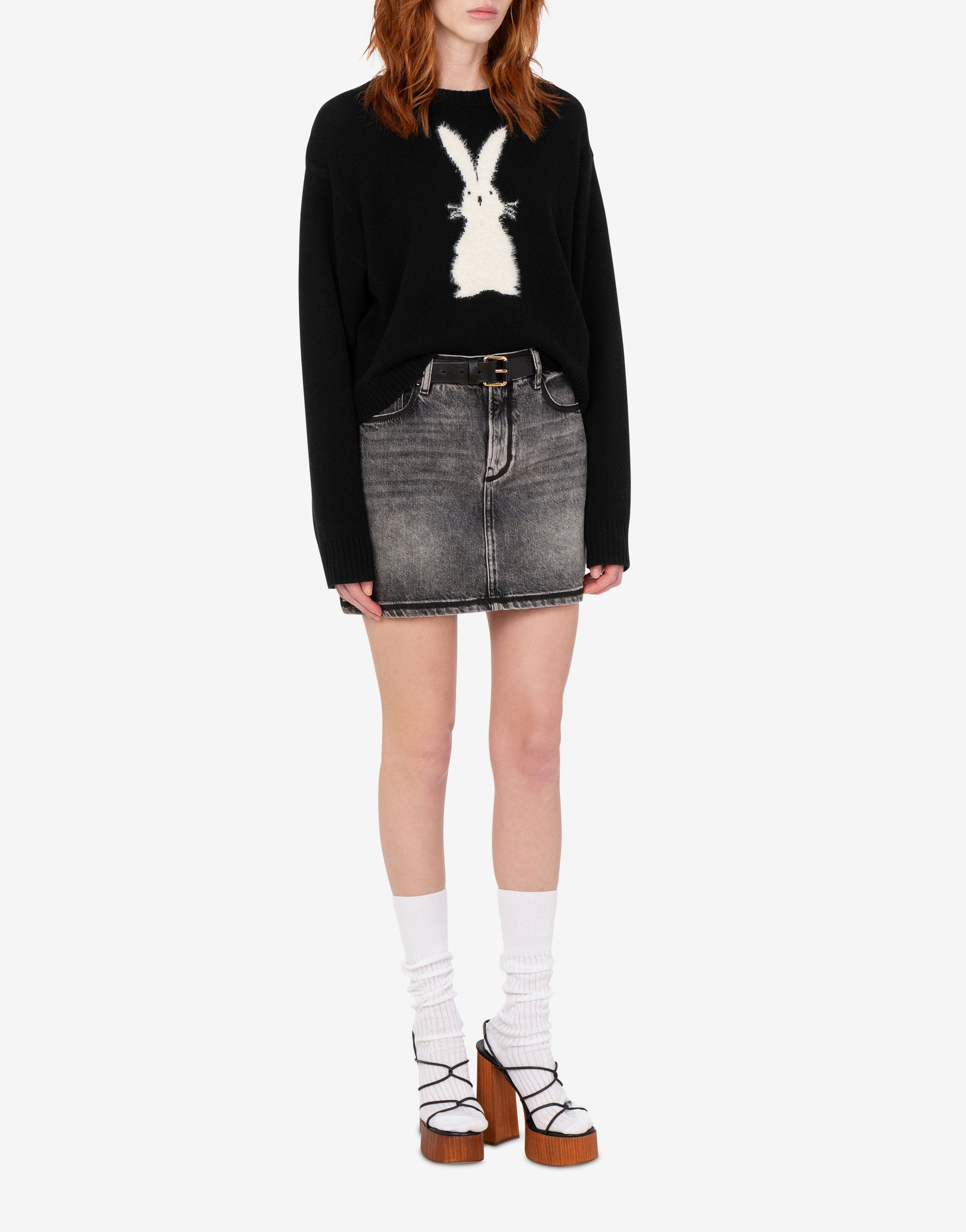 Pullover in lana intarsiato