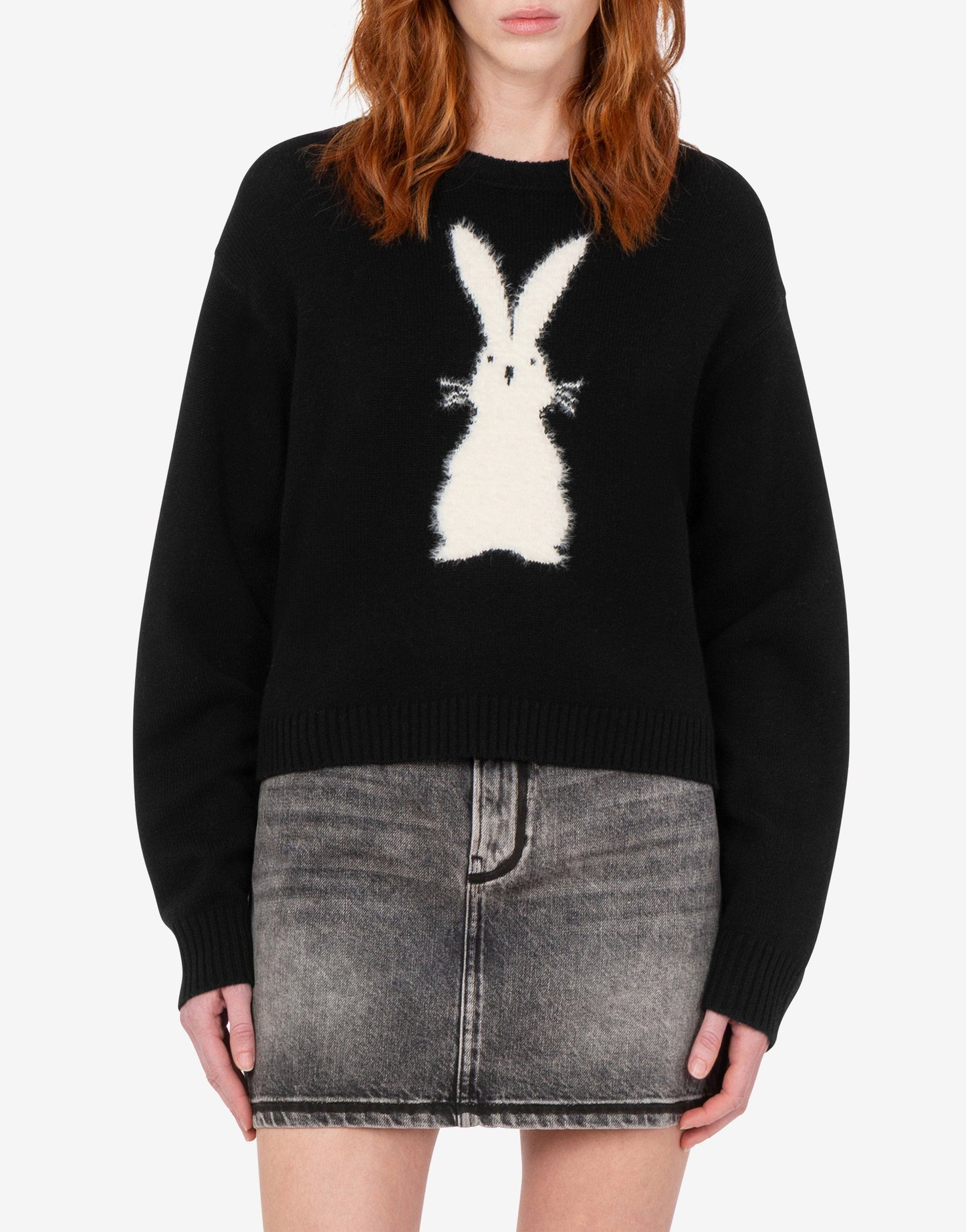 Pullover in lana intarsiato