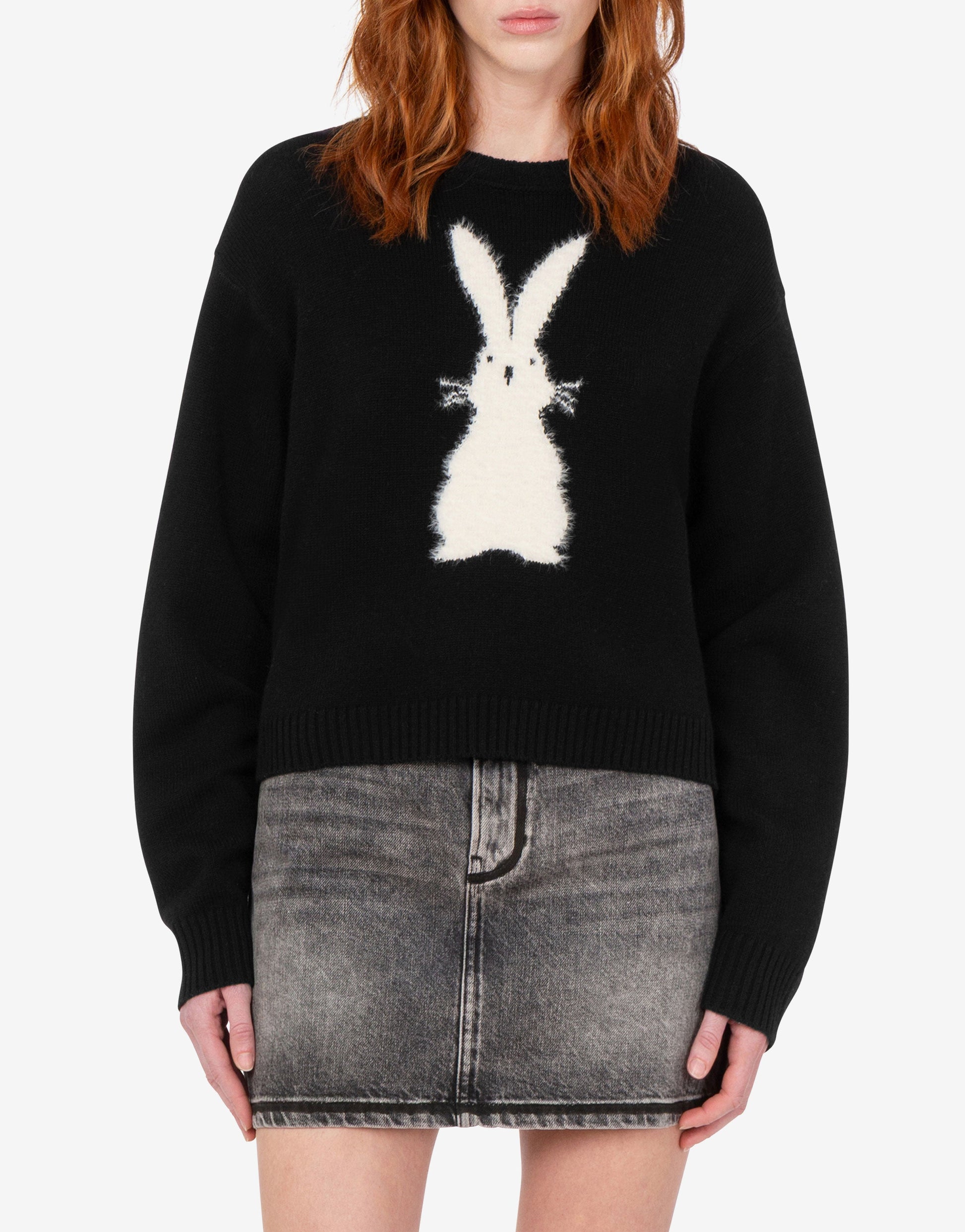 Pullover in lana intarsiato