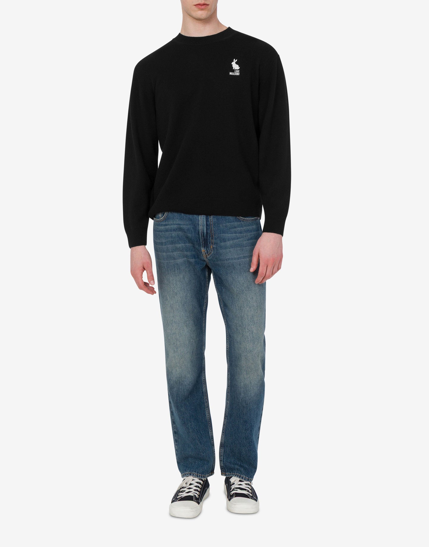 Pullover in lana intarsiato