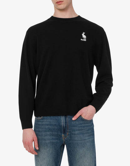 Pullover in lana intarsiato
