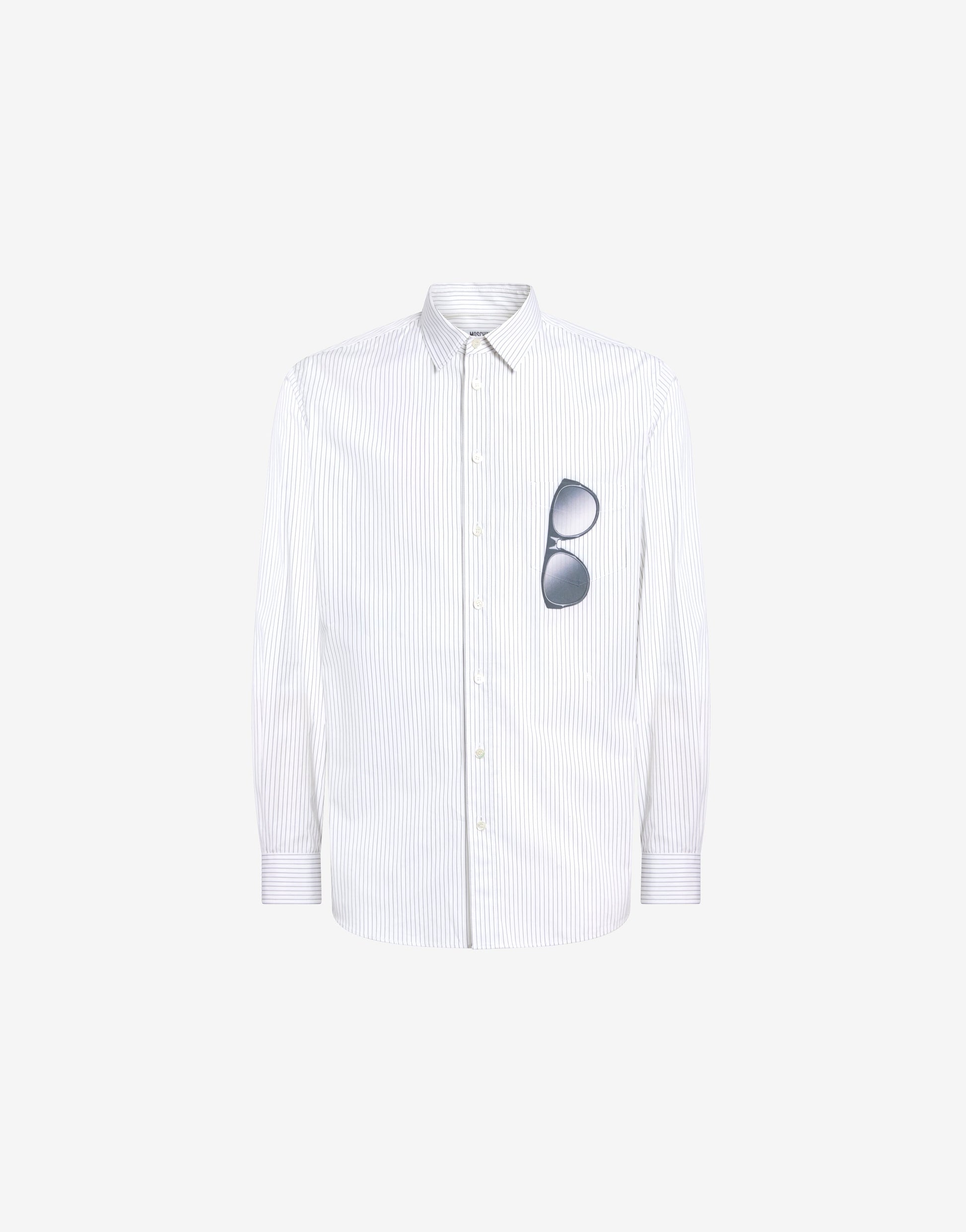 Camicia in popeline di cotone stampata