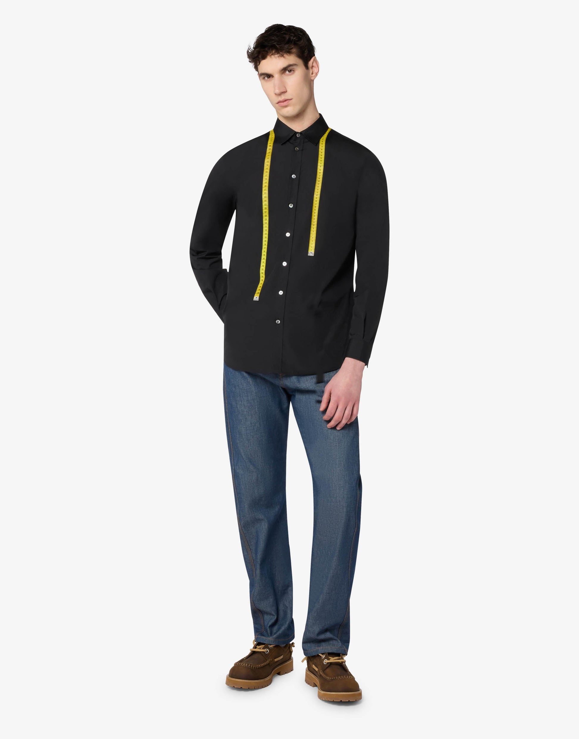 Camicia in popeline di cotone stampata
