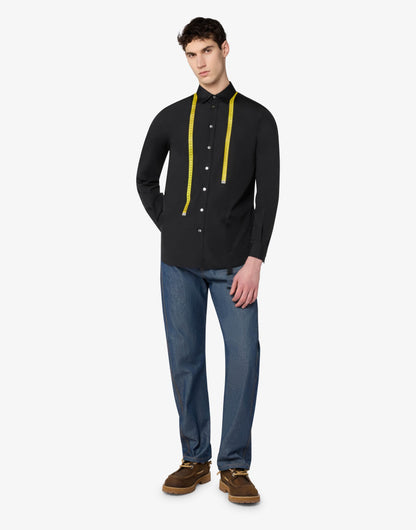 Camicia in popeline di cotone stampata