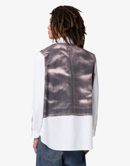 Camicia in popeline di cotone stampata