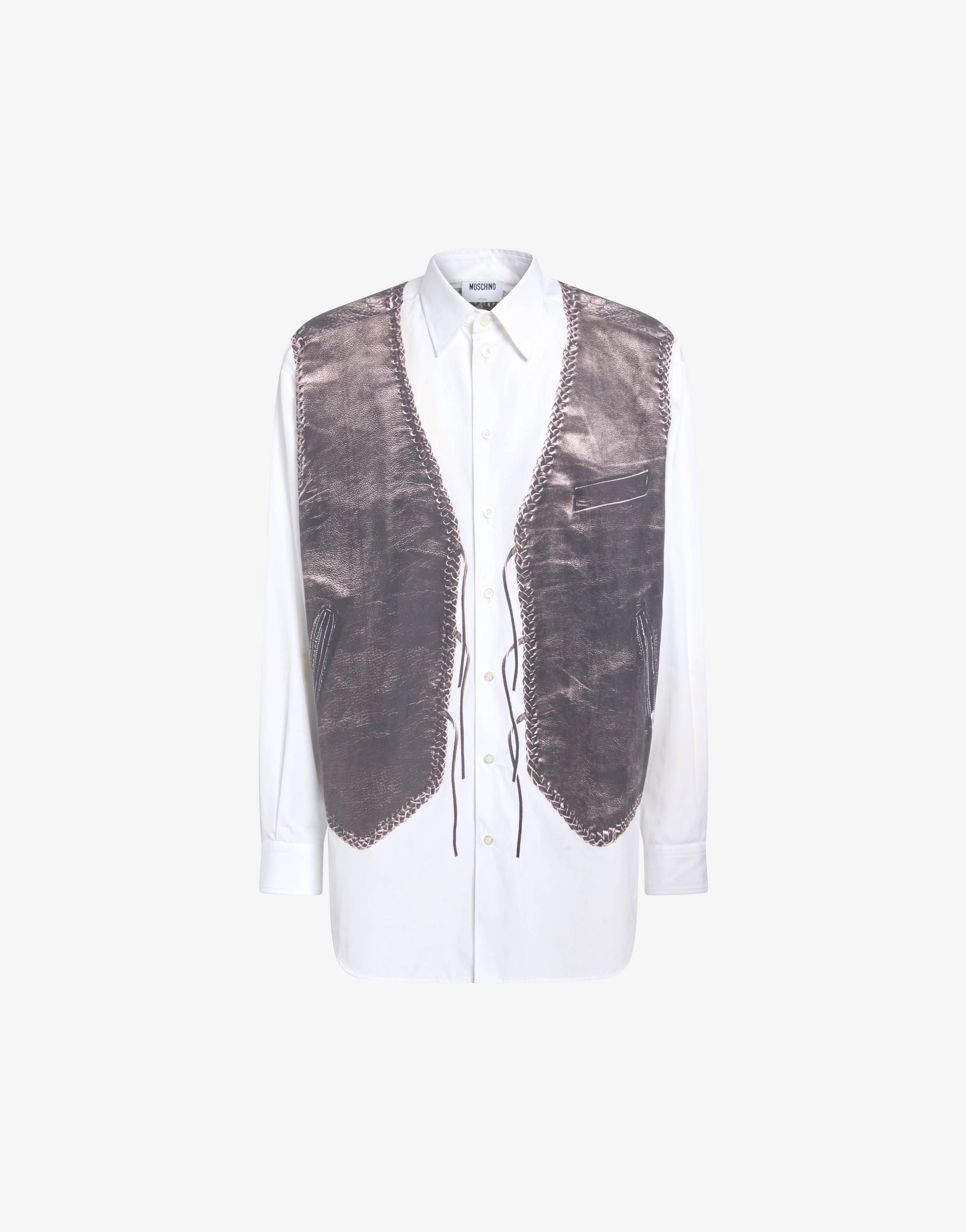 Camicia in popeline di cotone stampata