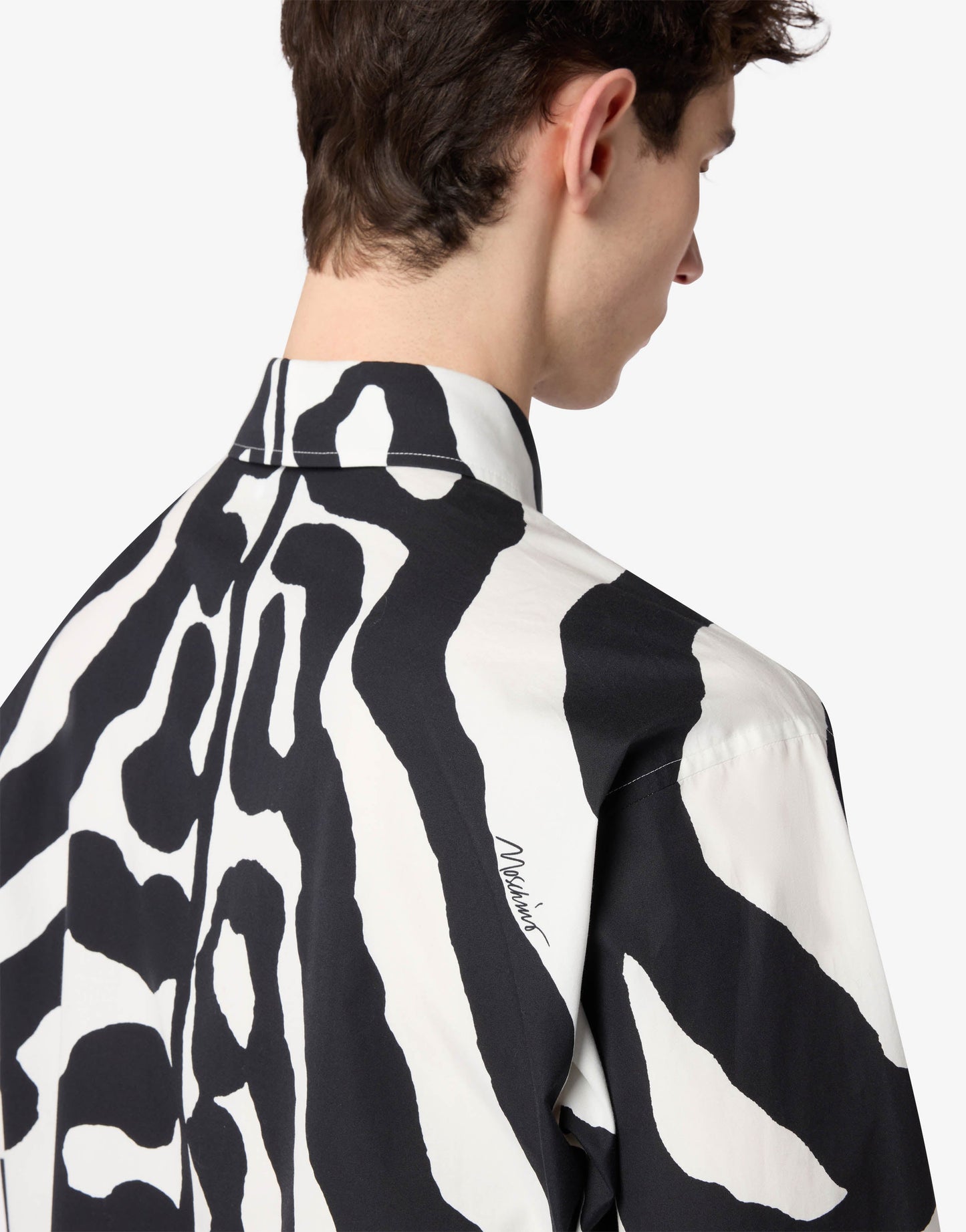 Camicia in popeline di cotone stampata