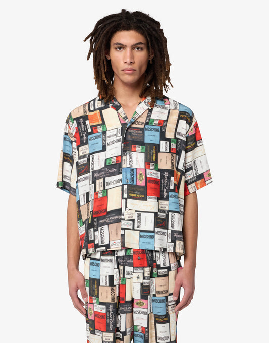 Camicia in seta stampata
