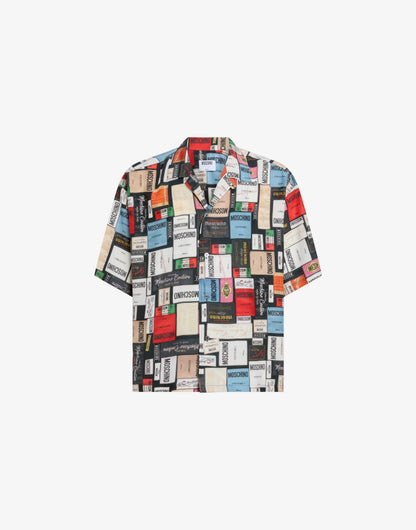 Camicia in seta stampata