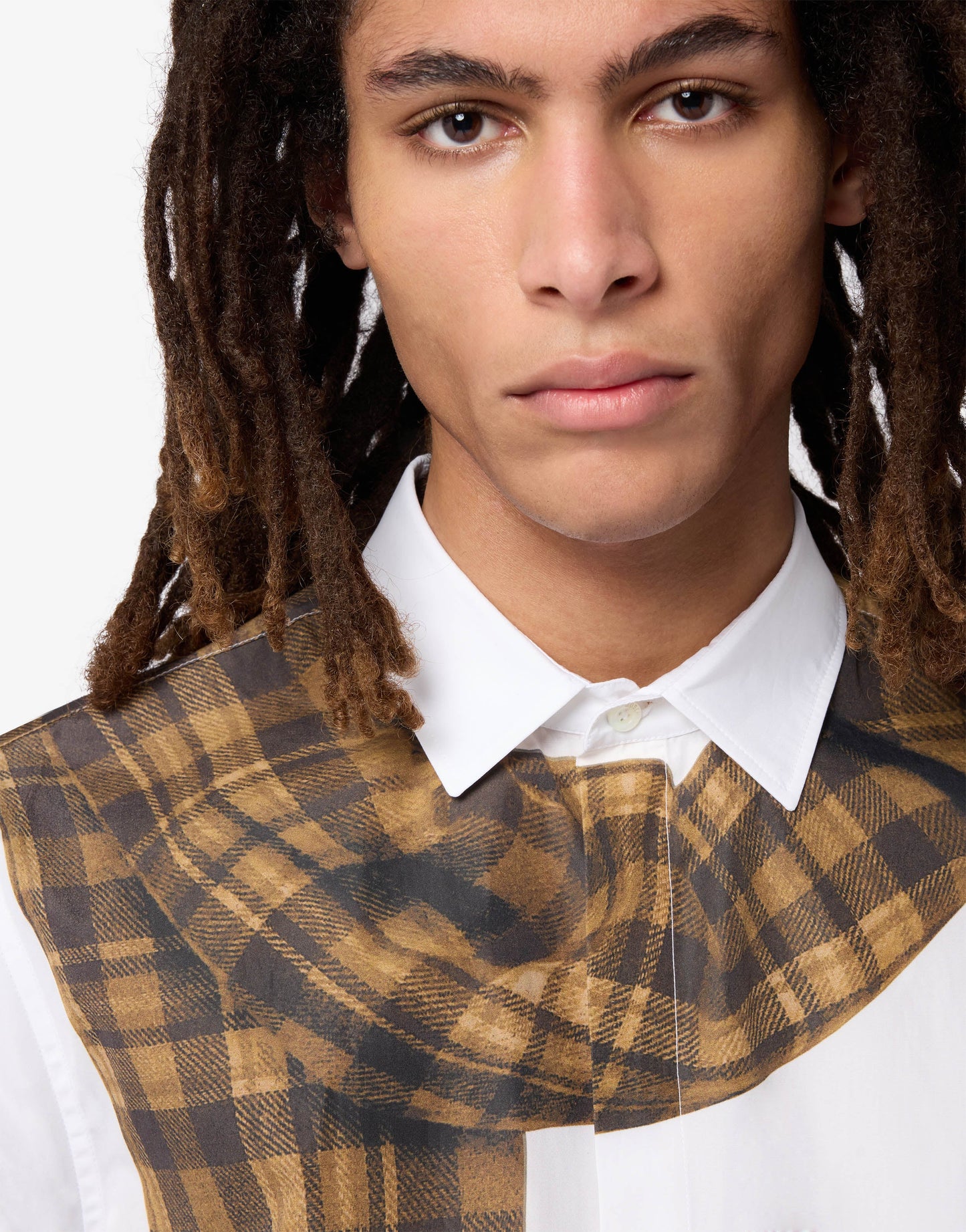 Camicia in popeline di cotone stampata