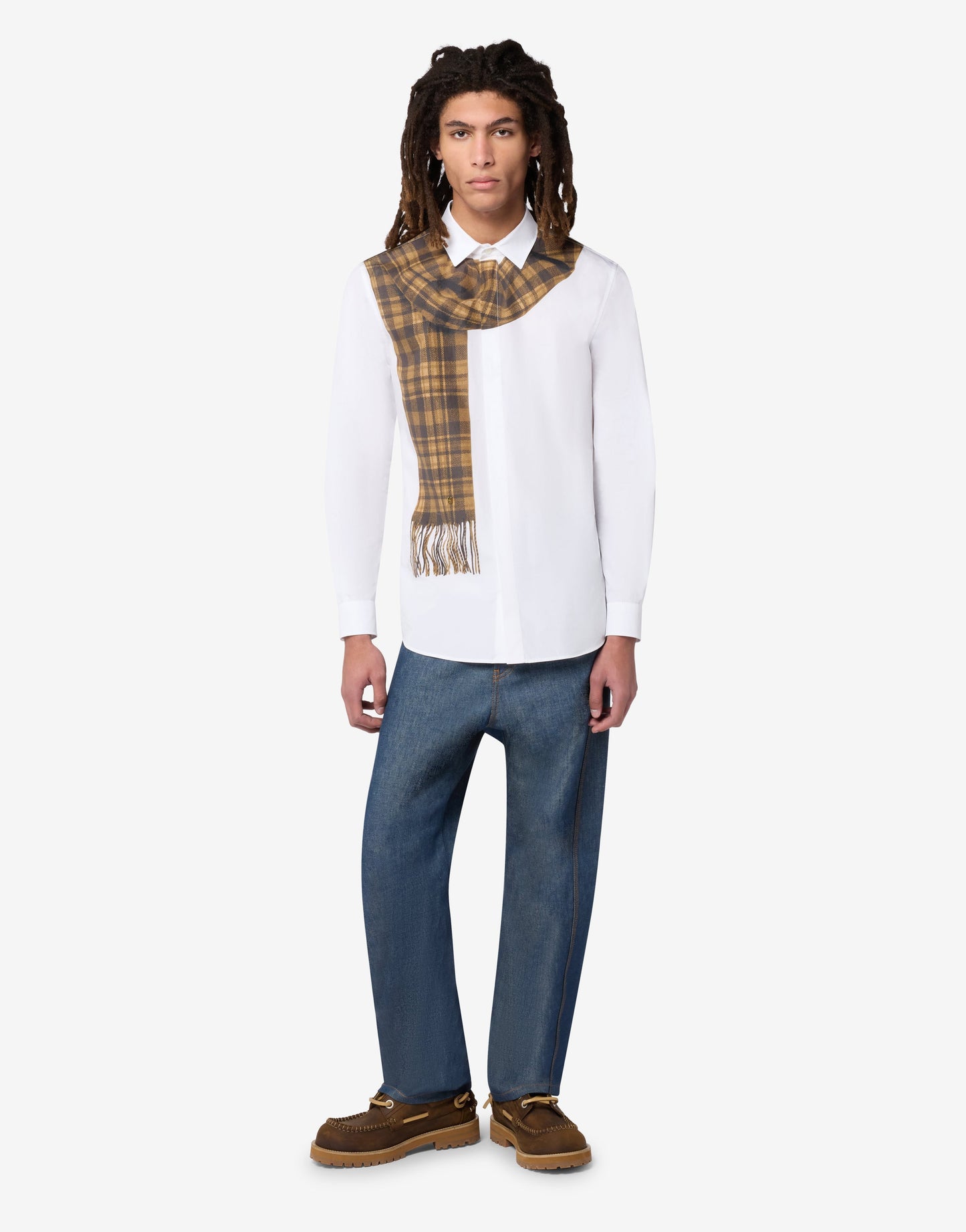 Camicia in popeline di cotone stampata