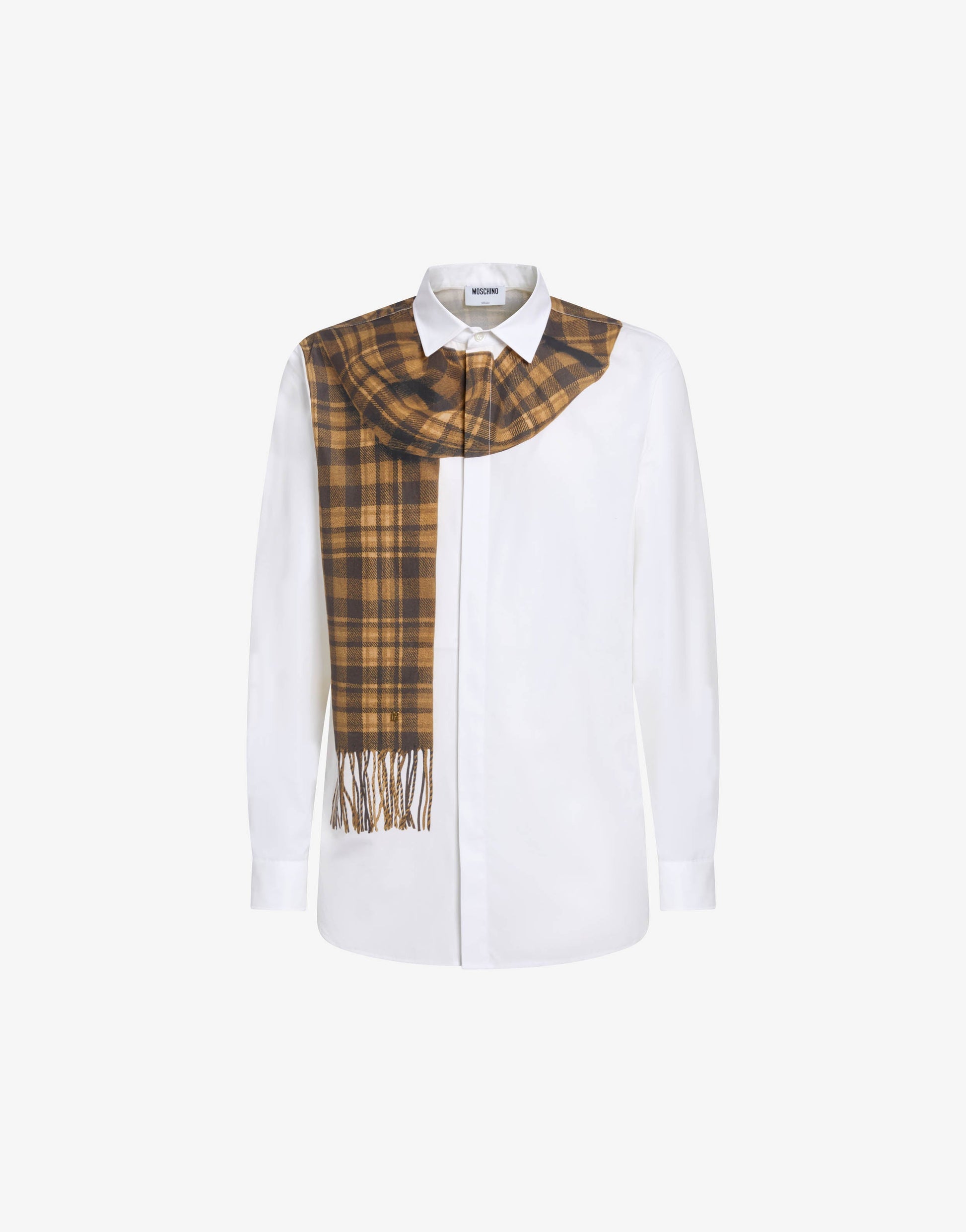 Camicia in popeline di cotone stampata
