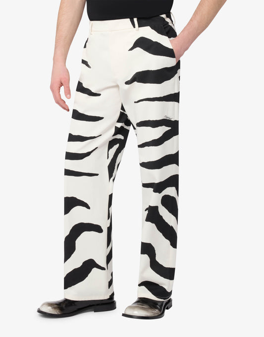 Pantalone in cotone pesante stampato