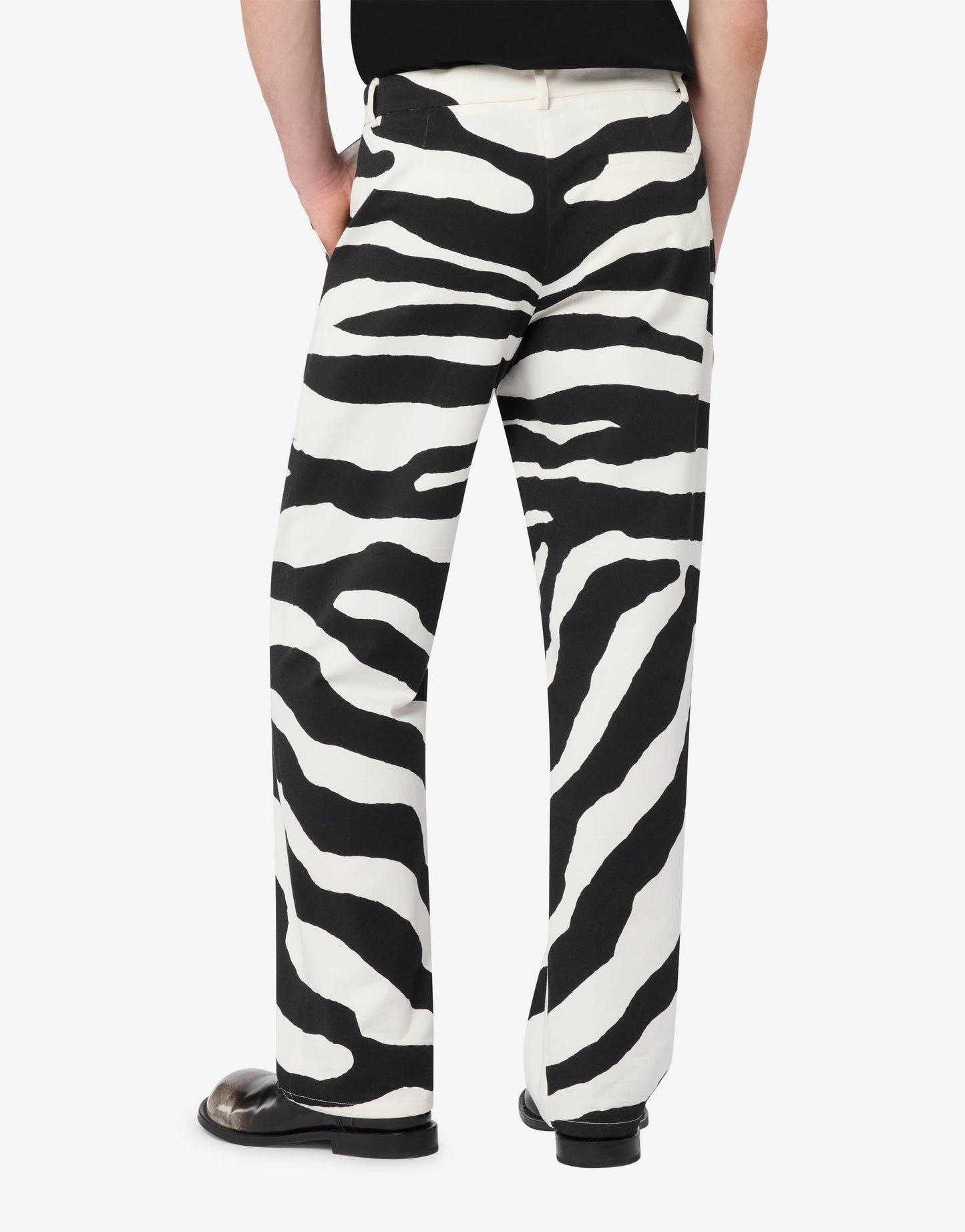 Pantalone in cotone pesante stampato