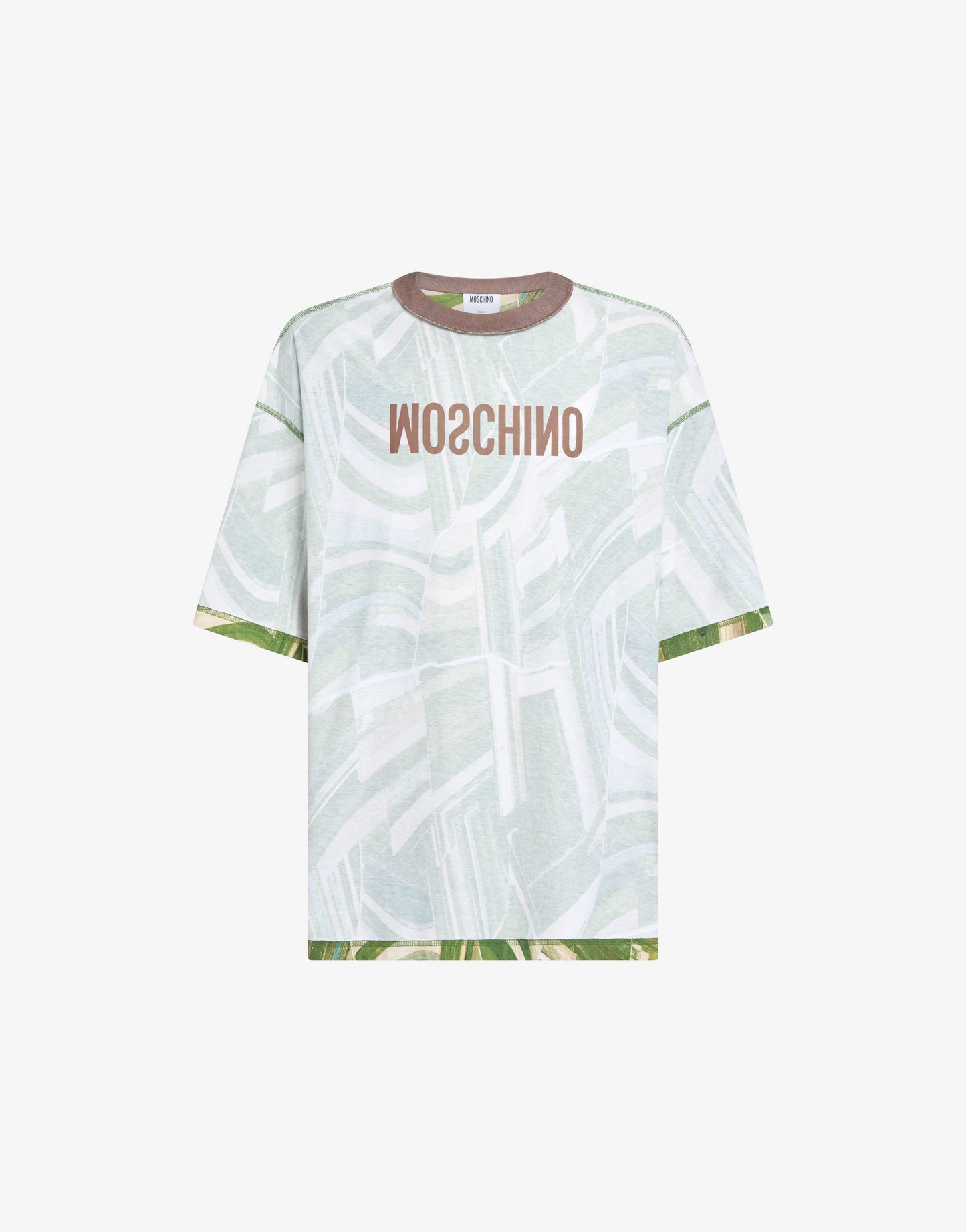T-shirt in jersey di cotone stampata