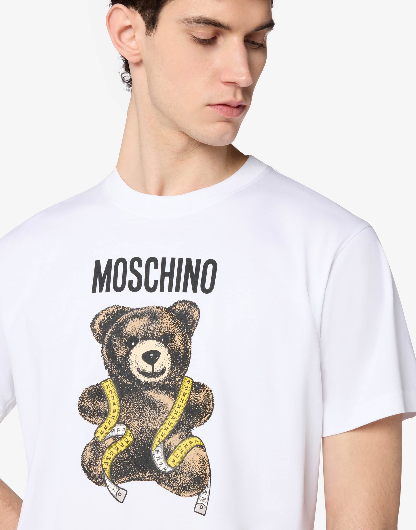 T-shirt in jersey di cotone Moschino Teddy Bear