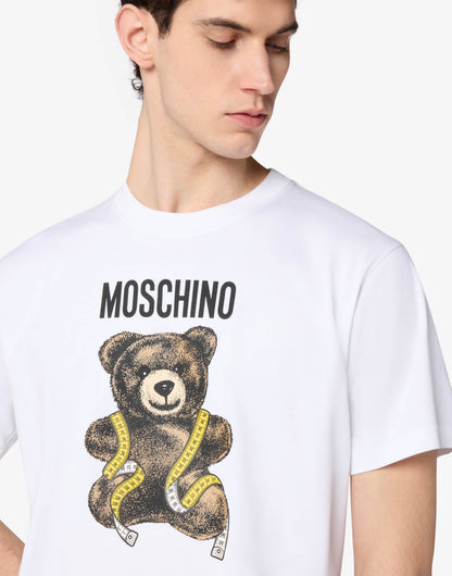 T-shirt in jersey di cotone Moschino Teddy Bear