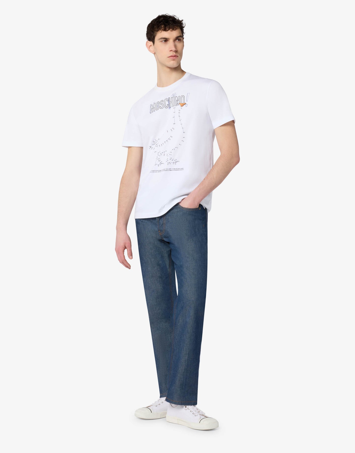 T-shirt in jersey di cotone Goose