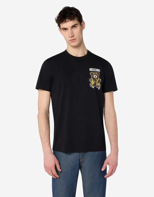 T-shirt in jersey di cotone Moschino Teddy Bear