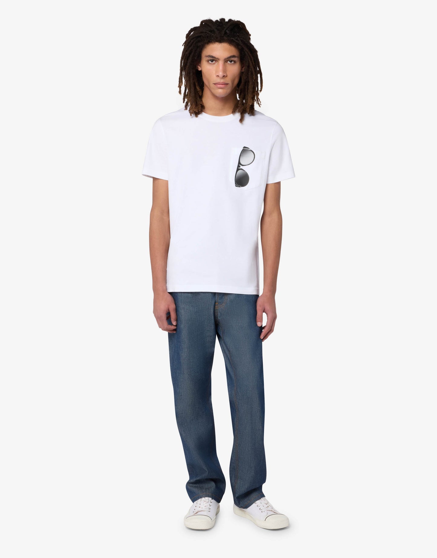 T-shirt in jersey di cotone stampata