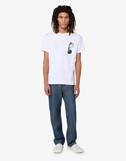 T-shirt in jersey di cotone stampata