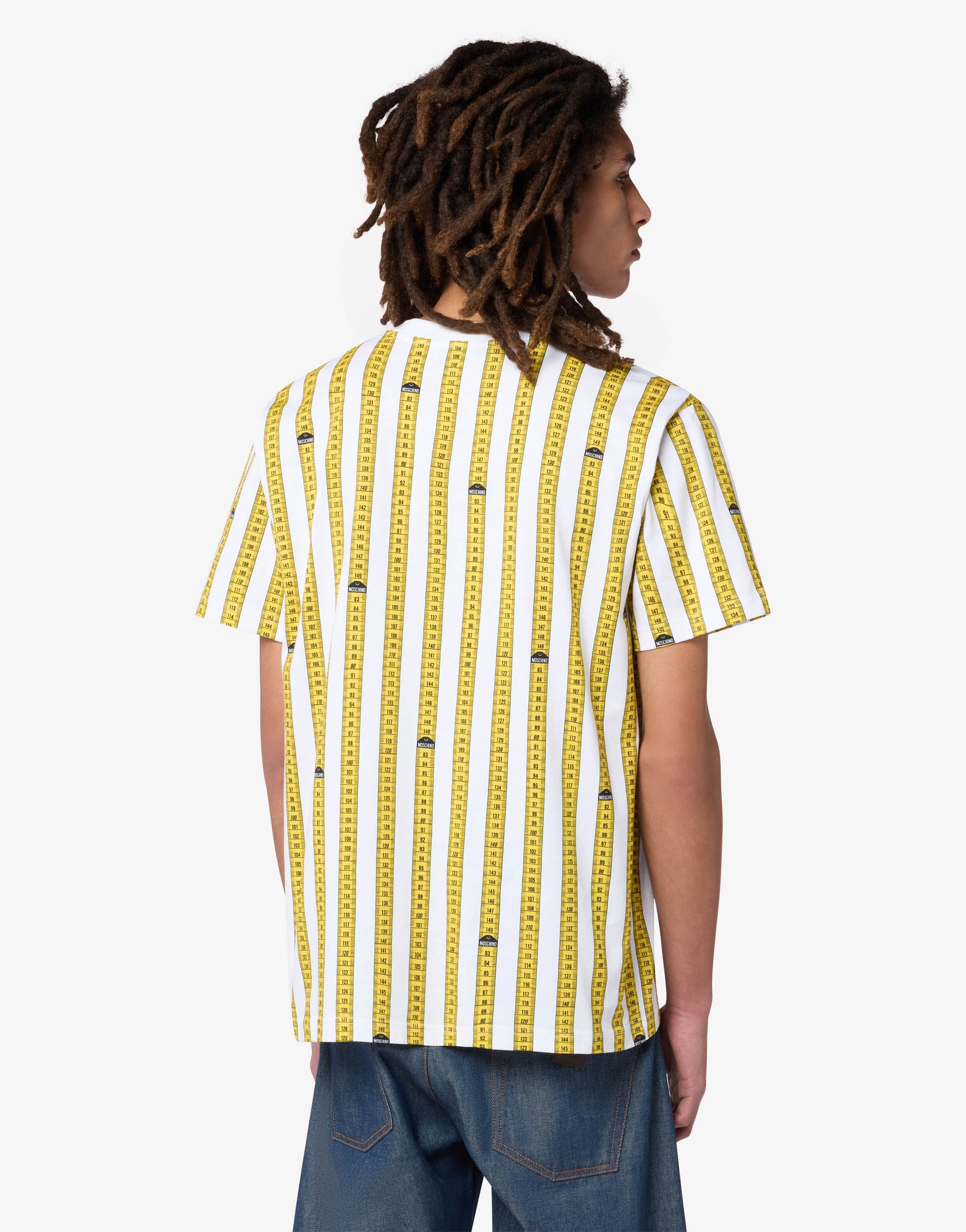 T-shirt in jersey di cotone stampata