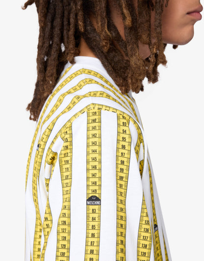 T-shirt in jersey di cotone stampata