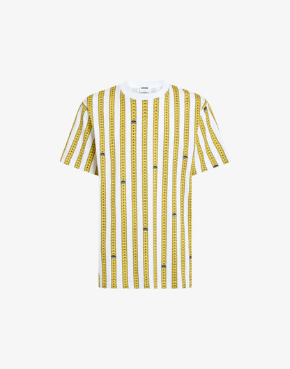 T-shirt in jersey di cotone stampata