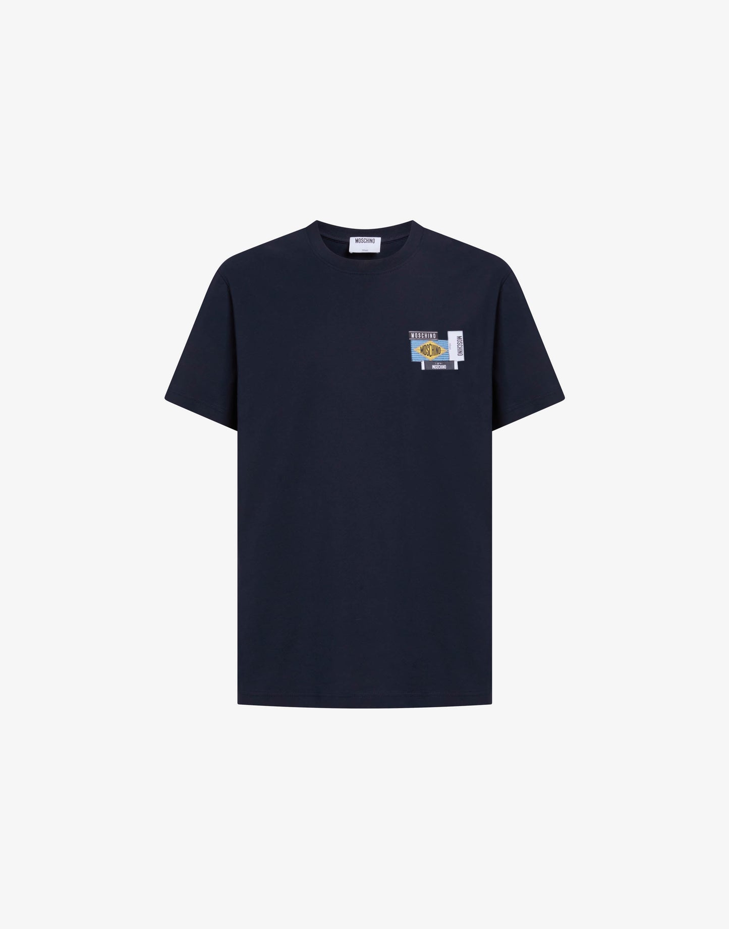 T-shirt in jersey di cotone ricamata