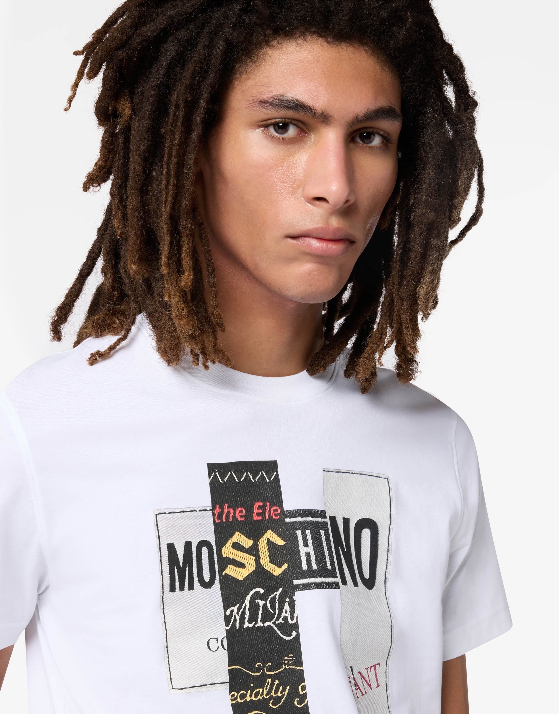 T-shirt in jersey di cotone stampata