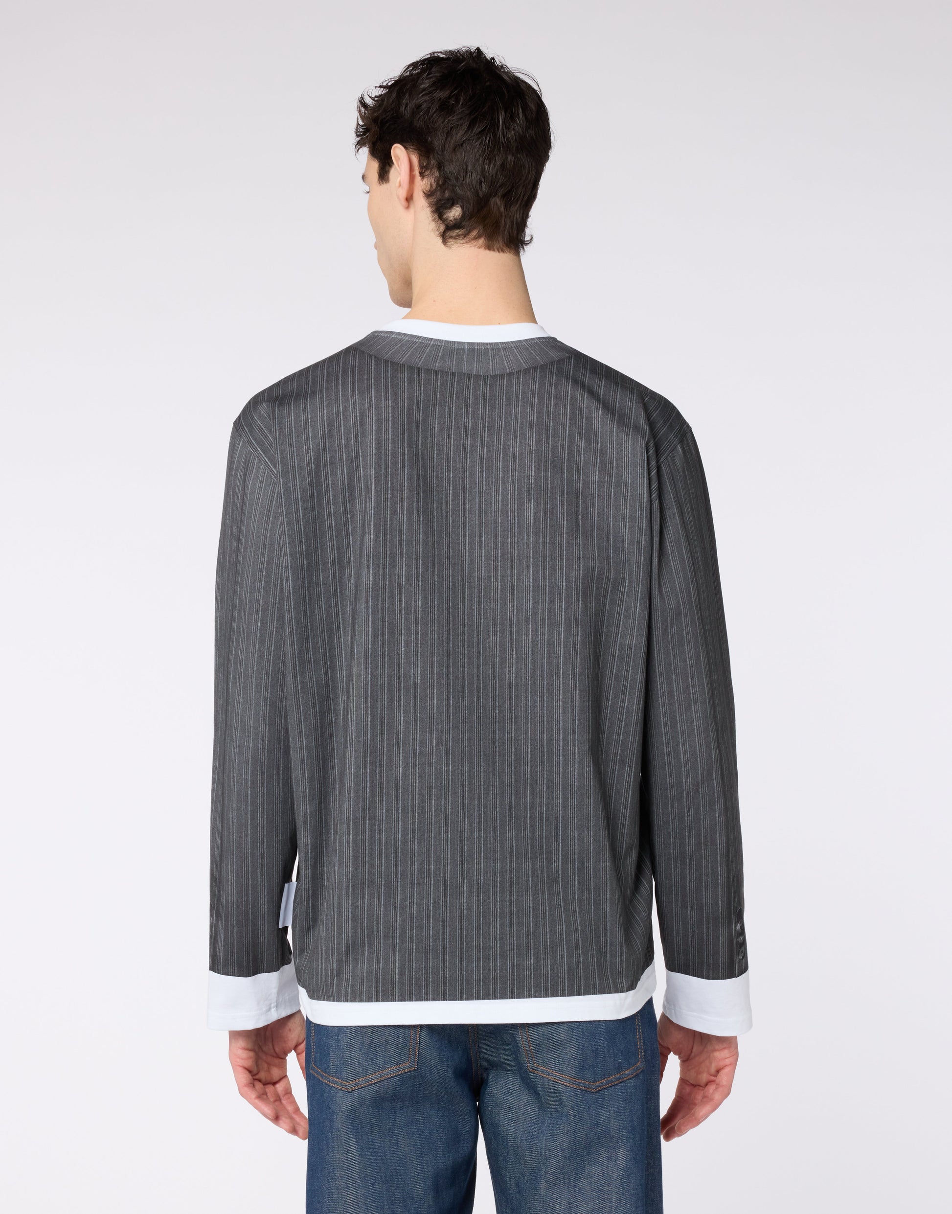 Maglia in jersey di cotone stampata