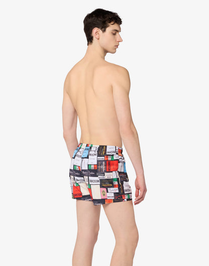 Boxer mare in nylon stampato