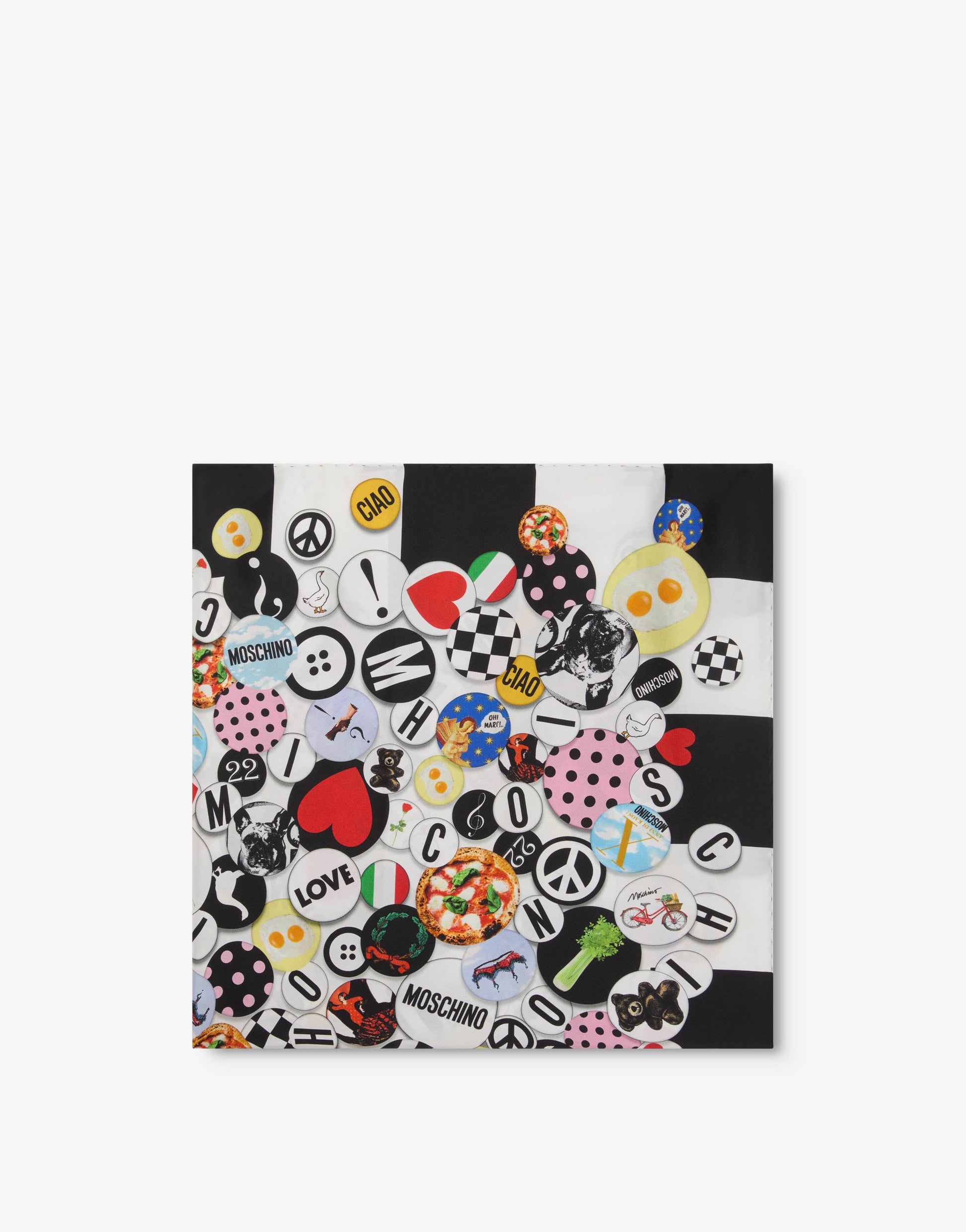 Foulard in seta stampato