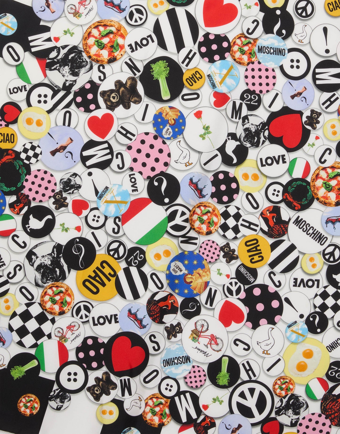 Foulard in seta stampato