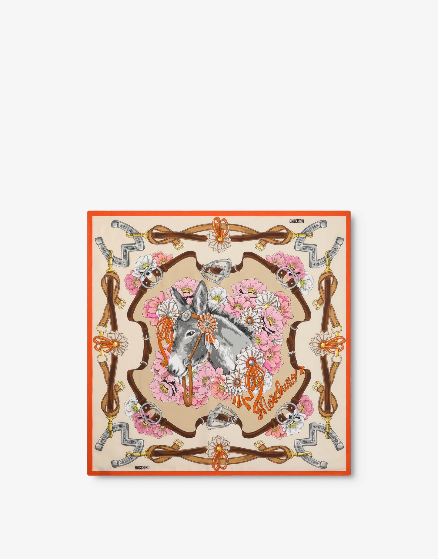 Foulard in seta stampato